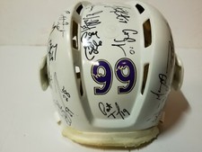 MANITOBA MOOSE 99'00 IHL Team Signed Autographed Hockey Helmet w COA