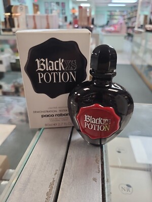 PACO RABANNE Black XS POTION for Women EDT Spray 2.7 oz New as