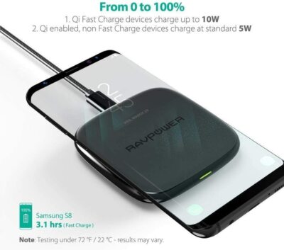 RAVPower Fast Wireless Charger, Qi-Certified 10W Charging Pad | eBay