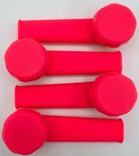 Silicone Tobacco Smoking Pipe with Metal Bowl & Cap Lid USA seller Pink 10 pack