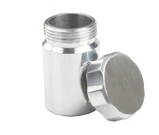 ✅1.5" Aluminum Weld On Filler Neck With Cap 33mm ID 38mm OD Fuel Oil Water Tank