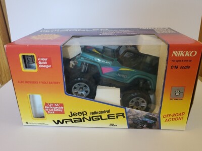 NIKKO 1/16 RC JEEP WRANGLER Original Box 1995 Vintage 90s | eBay