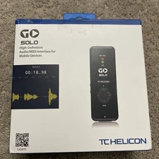 TC-Helicon GO SOLO Audio/MIDI Interface for Mobile Devices