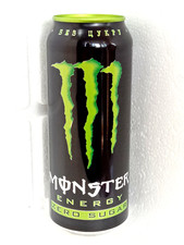 Monster Energy Drink Zero Sugar 500 ml Empty Can Ukraine 2025 Collectible