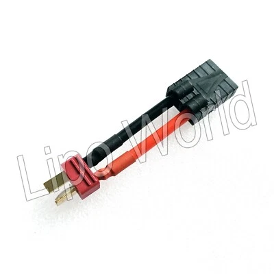 Deans T Stecker auf komp. Traxxas Buchse 12AWG !!! Adapter Lade Kabel LiPo Akku