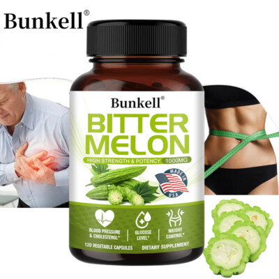 Bitter Melon Capsules | 1000mg | 30 To 120 Caps | Non-GMO & Gluten Free