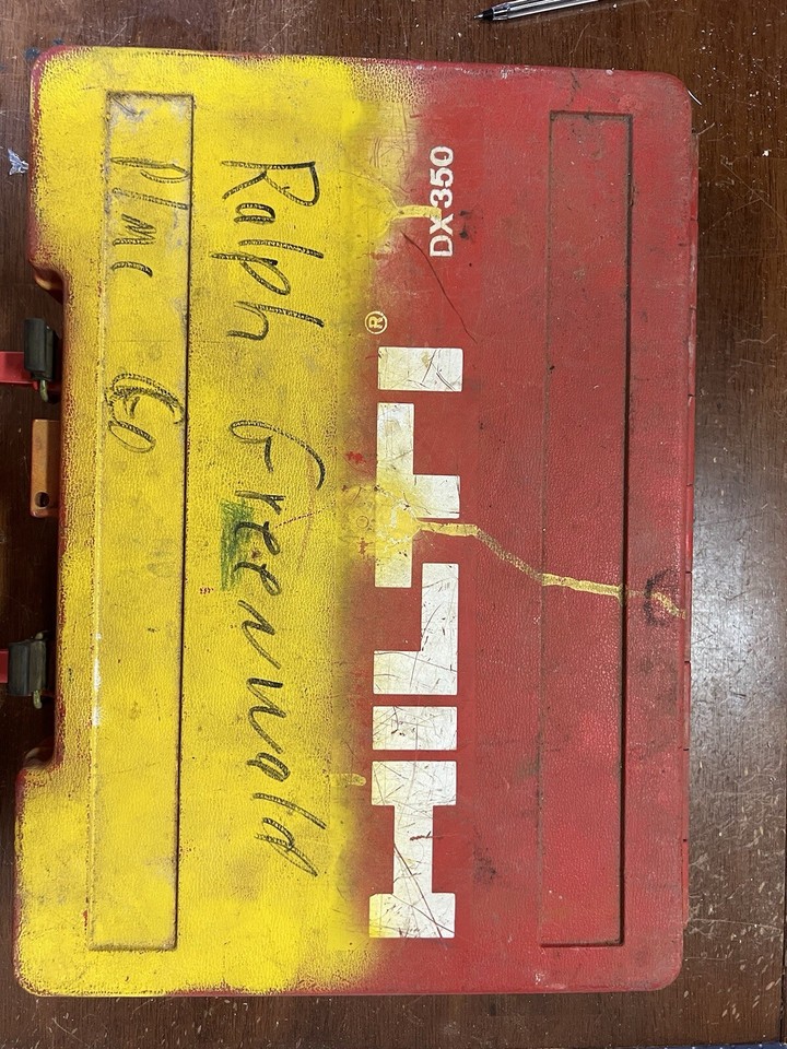 HILTI DX350 Powder Actuated Nail Gun Fastening Drive Tool Preowned