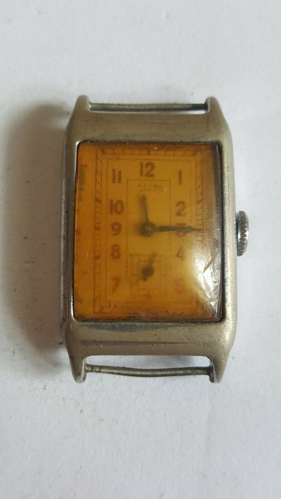 VINTAGE Military Art Deco WWII EXTRA ANKER swiss made watch 15 jewe 30's ref.335