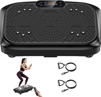 Vibrationsplatte, 220KG Vibrationsplatte Trainingsgerät für Lymphdrainage w