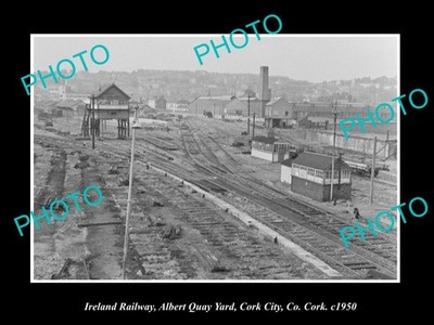 Ireland Railway Albert Quay Yard Cork City c1950 Old Large Historic Photo