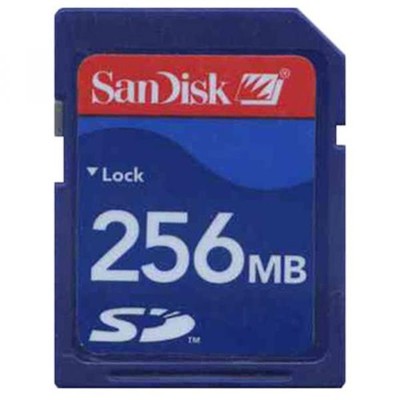 Seltene SanDisk 256MB Secure Digital Speicherkarte (SDSDB-256-A10)