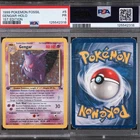 🔥PSA 1 POOR 1ST EDITION GENGAR HOLO RARE | FOSSIL 5/62 🔥