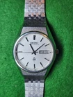 Vintage Seiko King Quartz 0853-8025 White Dial Day Date Men's Watch (READ)