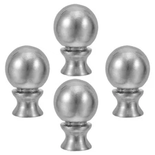 4pcs Ball Lamp Finial Cap Knob For Lampshade Top - Decorative Knob Top Finials