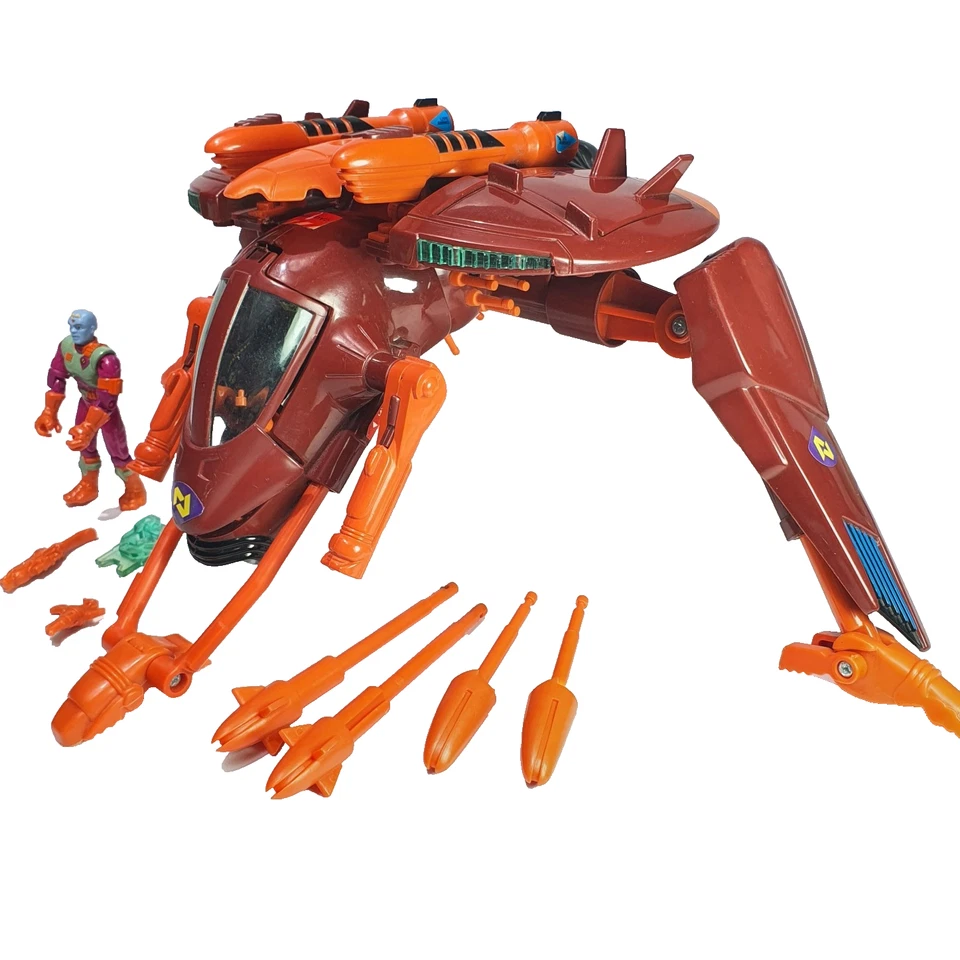 Винтажная фигурка Exo Squad THRAX Neofighter Space E-Frame 100% ПОЛНАЯ оригинальная 1994 - Изображение 3 из 4