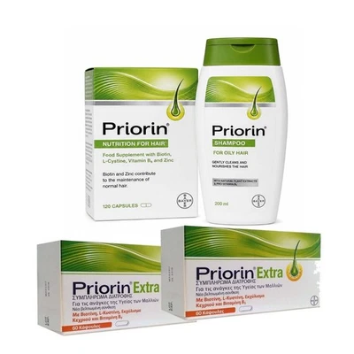 Priorin Shampoo 200ml + 120 Kapseln Haarpflegeset Original 2028 - Bild 1 von 4