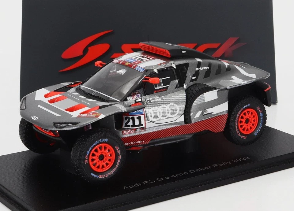 1/43 SPARK AUDI Q E-TRON RS TEAM AUDI SPORT N 211 RALLY DAKAR 2023 - Immagine 3 di 3