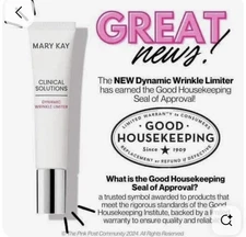 MARY KAY CLINICAL SOLUTIONS~DYNAMIC WRINKLE LIMITER~227734~NIB~FULL SIZE!