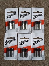  Pack 6 Energizer Alkaline Batteries A23 2 Battery Count -exp 2027