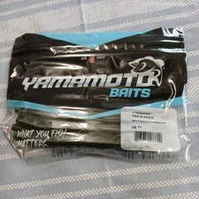 Yamamoto Custom Baits 5" Yamasenko Green Pumpkin w/Wtrmln Flake 10-pack (1 Pk)