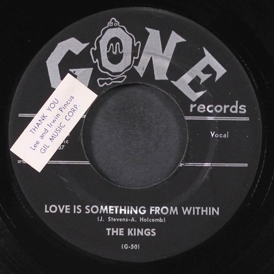 KINGS: love is something from within / don't go GONE 7'' Single 45 RPM