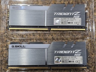 ✓✓ G.SKILL TridentZ RGB 32GB (2x16GB) *14-14-14-34* 3200 MHz *B