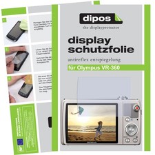 2x Protective Film for Olympus VR-360 Anti-Glare Screen Protector dipos