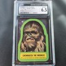 1977 Topps Star Wars Sticker #4 “Chewbacca the Wookiee” CGC 