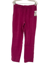 Vince Camuto Womens Dress Pants Size 8 Fuchsia Pink Straight Leg Pull On NWT