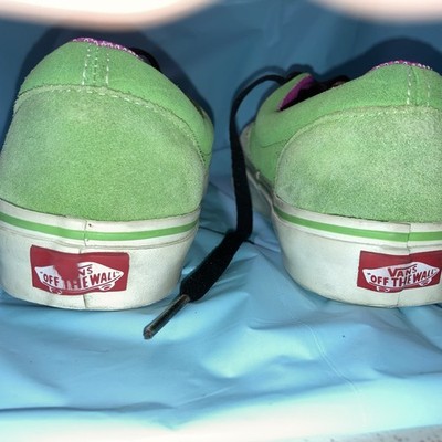 VANS Off the Wall Shoes Men, Size 7, Women's Size 8.5 Green