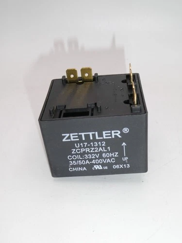 Zettler Relay U17-1312 ZCPRZ2AL1 Coil: 332V 35/50A-400VAC * Lot of 10*