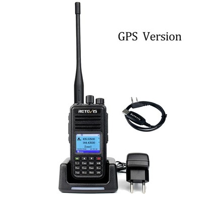 Retevis RT3S GPS DMR Digital Radios 3000 Kanäle Dualband DTMF-Amateurfunkgeräte