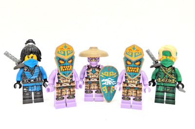 Lego Ninjago The Island Minifigure Lot - Rumble Keeper Thunder Keepers Nya Lloyd