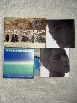Bundle Of Kpop Albums X 4, Compilation, Poster, Photo Cards, Etc
