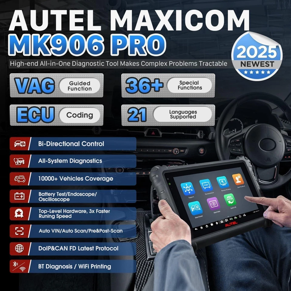 Autel Maxisys MK906S PRO ECU Coding 40+ Service Bidirectional Test AU Version - image 4 of 4