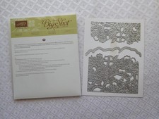 Big Shot Stampin  Up Detailed Floral Thinlits Dies 141482 Sizzix