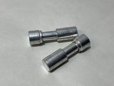 REXNORD Utility Barrel Lock #4 Silver Lock w/Cap 93180100 / 10486792 (Lot of 2)