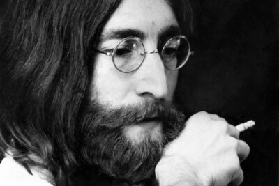 what brand of cigarettes did john lennon smoke John Lennon 18x24 Poster Smoking Cigarette Candid 1970'S