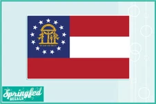GEORGIA State Flag Vinyl Decal #1 Car Truck Window Sticker CUSTOM SIZES