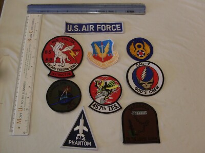 US Air Force Patches 9 patch collectors set embroidery | eBay