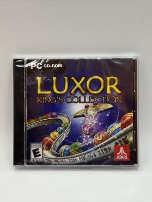 Luxor The King's Collection (for PC Computer CD-ROM) ''4 Games in 1 Brand New