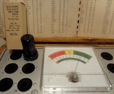 Vintage WWII Army Navy RCA JAN CRC-6SJ7-VT-116 Vacuum Tube, FC1  Tested, Strong