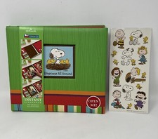 Hallmark Peanuts Snoopy Happiness All Around Scrapbook Photo Album And Stickers