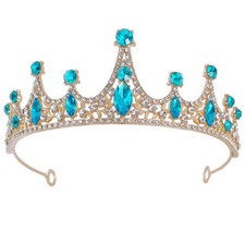 Tiara Kids Rhinestone Headbands Flash Little Girl Wedding Hair Accessories