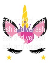 Unicorn Sublimation heat transfers ready to press on all shirt colors