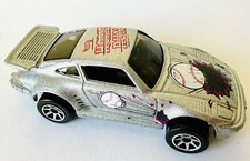 Vintage 1989 Hot Wheels Silver Baseball Porsche 930 Home Run Diecast Malaysia