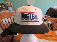 Vintage NUTMEG Made In USA Purdue Boilermakers Basketball Snapback Hat Cap 90s