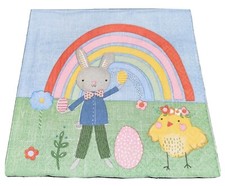 4 x Single Napkins Decoupage Crafts Spring Easter Rabbit Chick 33 x 33 Cms 