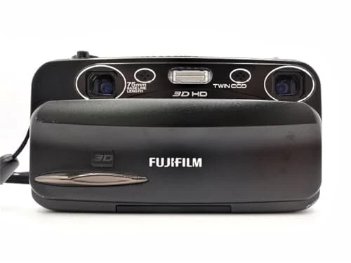 Fujifilm FinePix REAL 3D W3 10.0MP Digital Camera - Black for sale