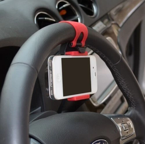 Universal Car Mobile Phone Holder Mount Car Steering Wheel